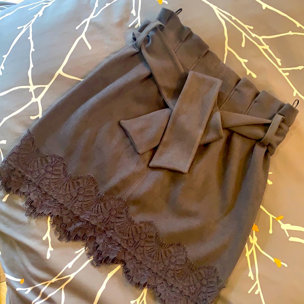 Over waist skirt